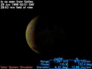 Actual vs. simulated image for comparison